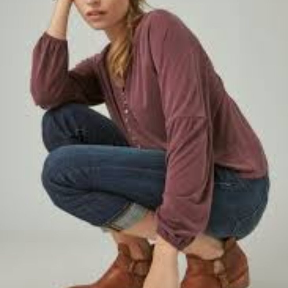 Lucky Brand Jeans Womens 8/29 Sweet Crop Blue Denim (29x25)